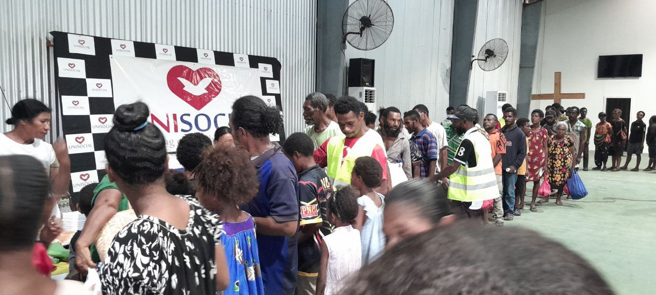 Unisocial levou ajuda para mais de 350 pessoas afetadas pelo desemprego em Papua-Nova Guiné