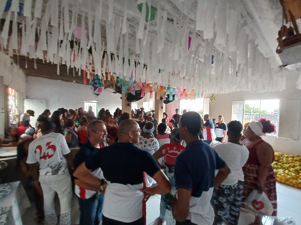 Unisocial promove ação em terreiro do Bairro Tanque, no estado do Rio de Janeiro