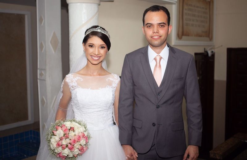 Pastor André Felipe e sua noiva Laís