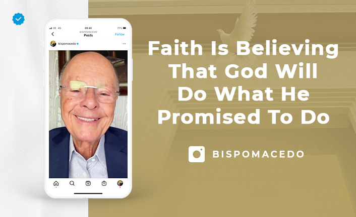 Imagem de capa - Faith is Believing That God Will Do What He Promised To Do!