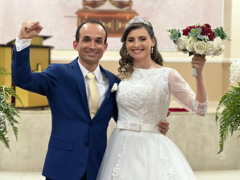 Pastor Rodrigo e sua noiva Marta