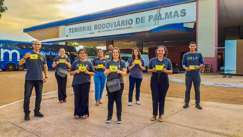 Projeto Help promove ação em terminal rodoviário de Palmas (TO)