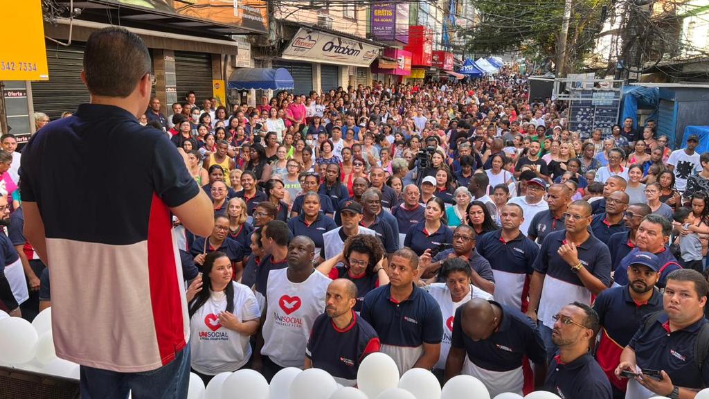 Unisocial promoveu ação na comunidade da Rocinha, no estado do Rio de Janeiro