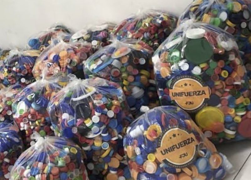 Imagem de capa - FJU arrecada mais de 640 mil tampinhas para Instituto do Câncer Infantil no México