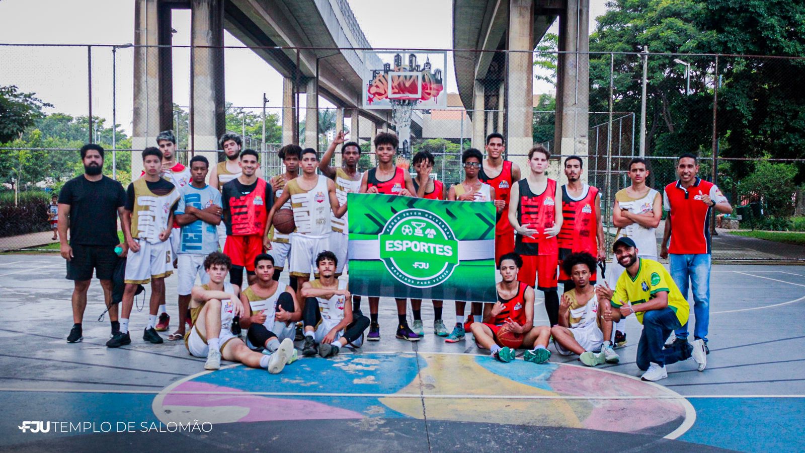 Força Jovem organiza amistoso de basquete entre times da Zona Norte e Templo de Salomão