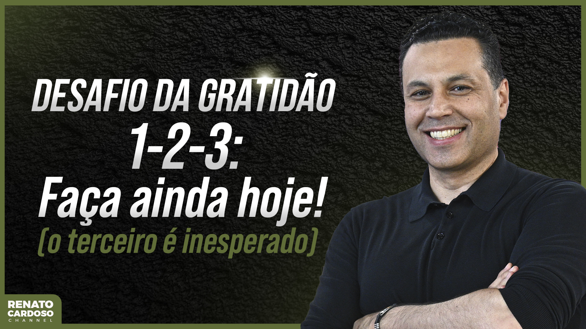 Imagem de capa - #887 DESAFIO DA GRATIDÃO 1-2-3: Faça ainda hoje! (o terceiro é inesperado)