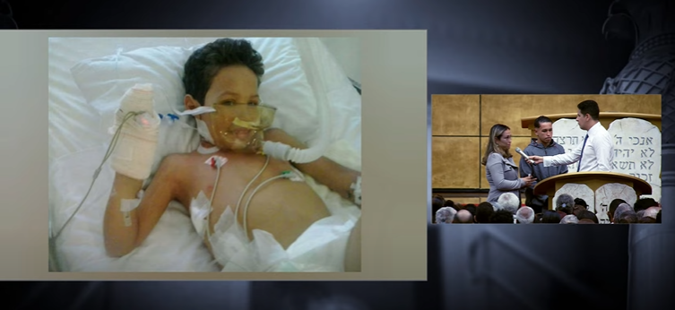 Ele só tinha 1% de vida