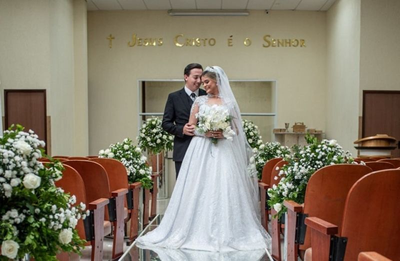 Pastor Guilherme e sua noiva Horrana