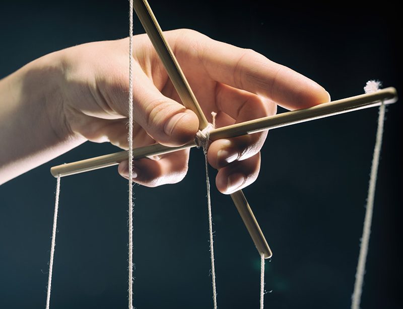 Concept of manipulation.