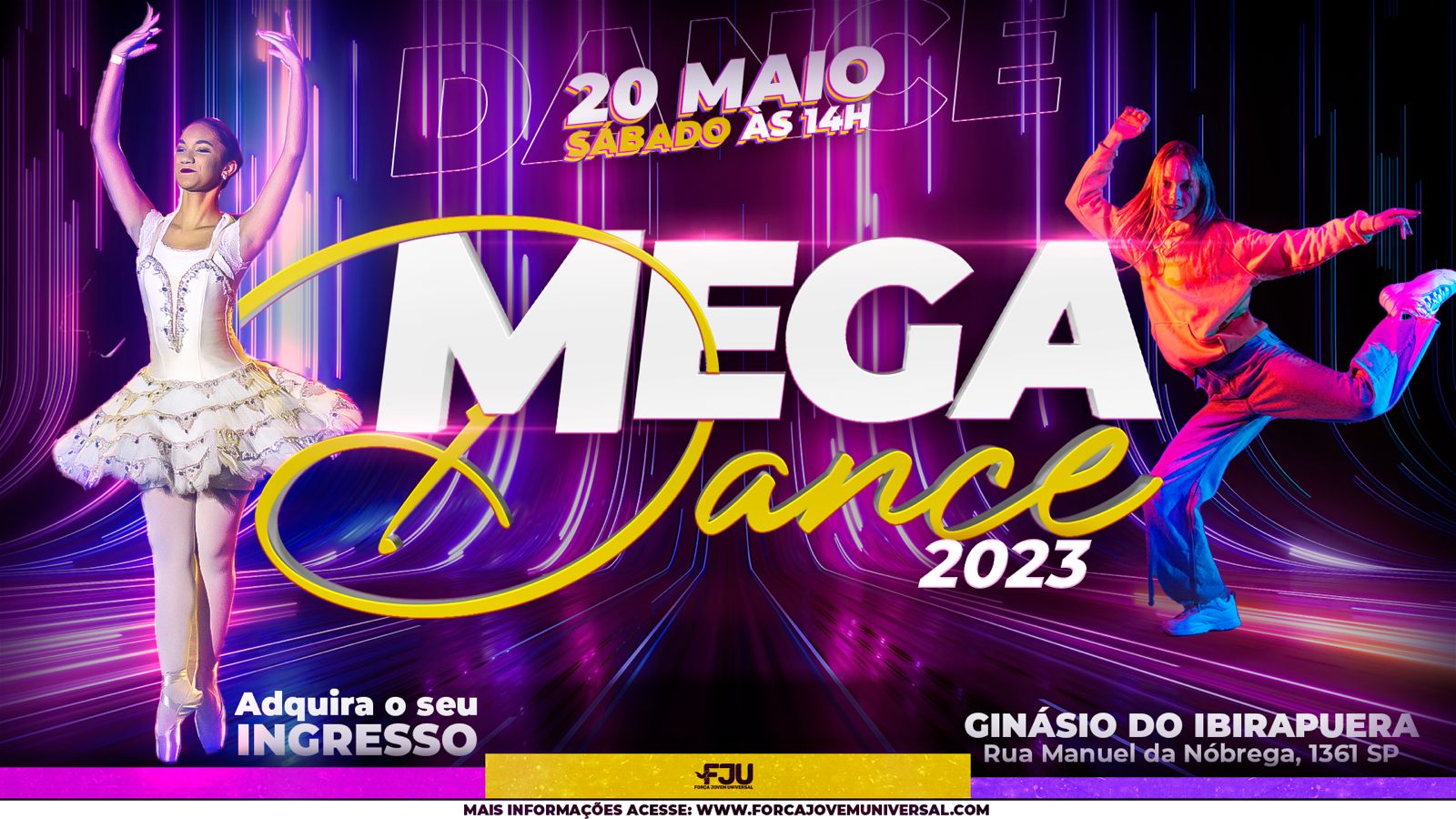 2ª edição do ‘Mega Dance’ incentiva jovens a investir em seus talentos