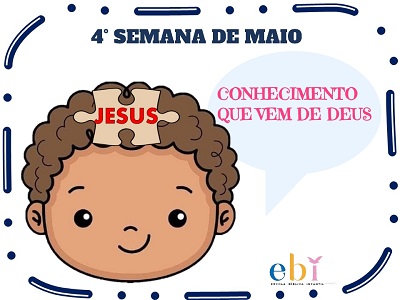 4ª Sem.Maio Conhecimento de Deus