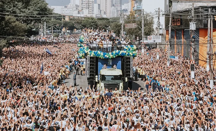 Imagem de capa - Milhões de pessoas participam da 31ª Marcha para Jesus em São Paulo