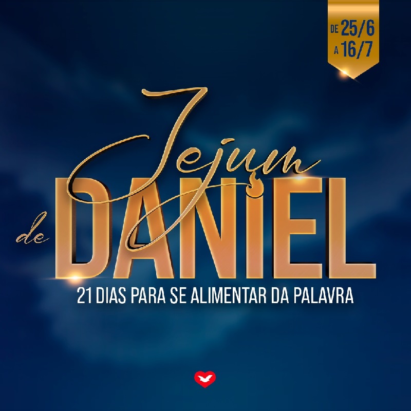 Imagem de capa - Dia 25 de junho: prepare-se para o &#8220;Jejum de Daniel&#8221;