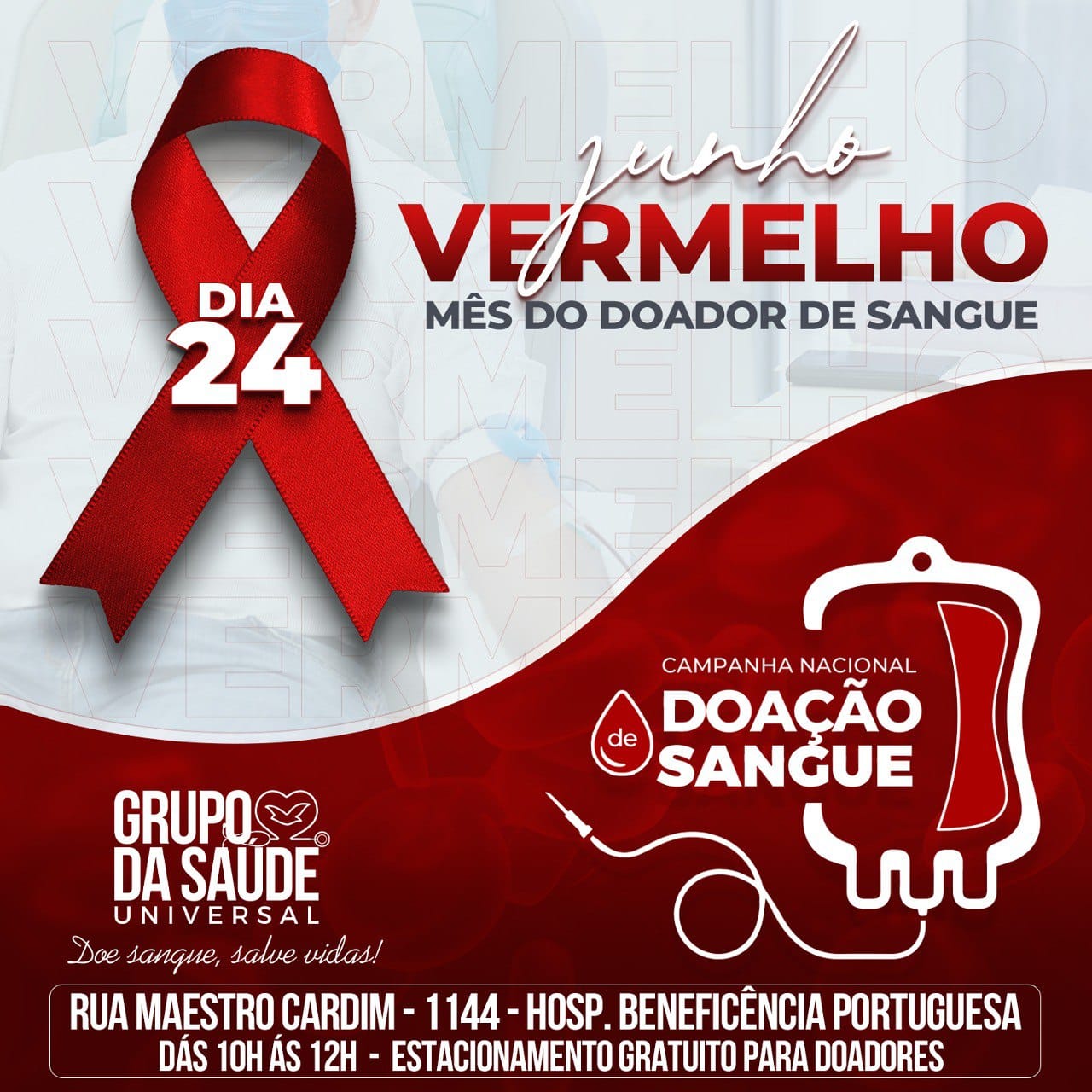 Junho Vermelho Campanha De Doação De Sangue Ajudará A Salvar 36 Mil Pessoas 1905