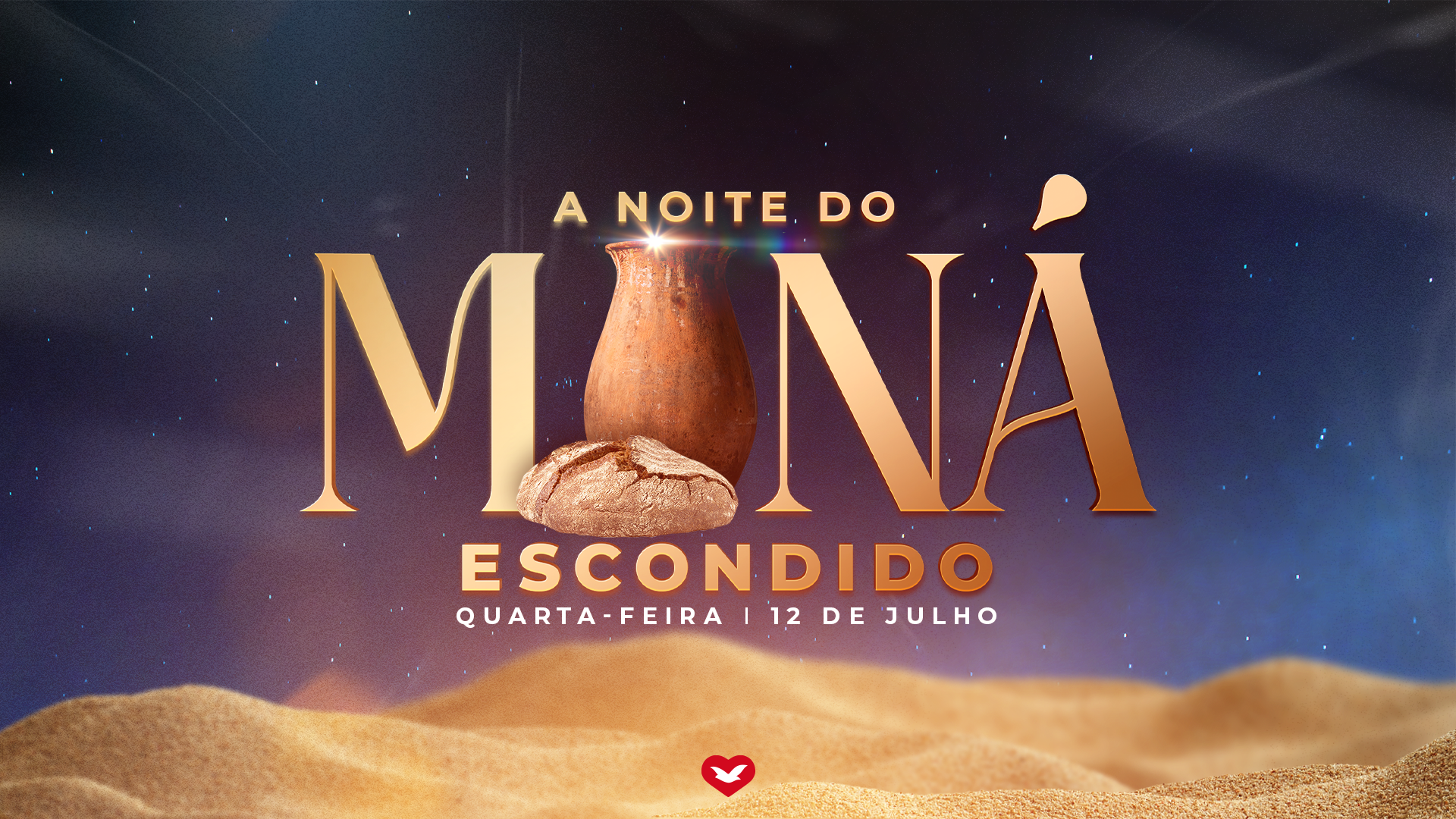 Imagem de capa - Na quarta-feira, participe da "Noite do Maná Escondido"