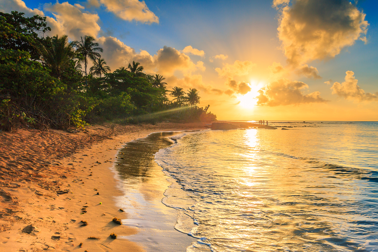 Sunrise at a brazilian beach