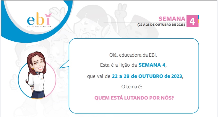 4ª Semana de Outubro &#8211; Quem está lutando por nós