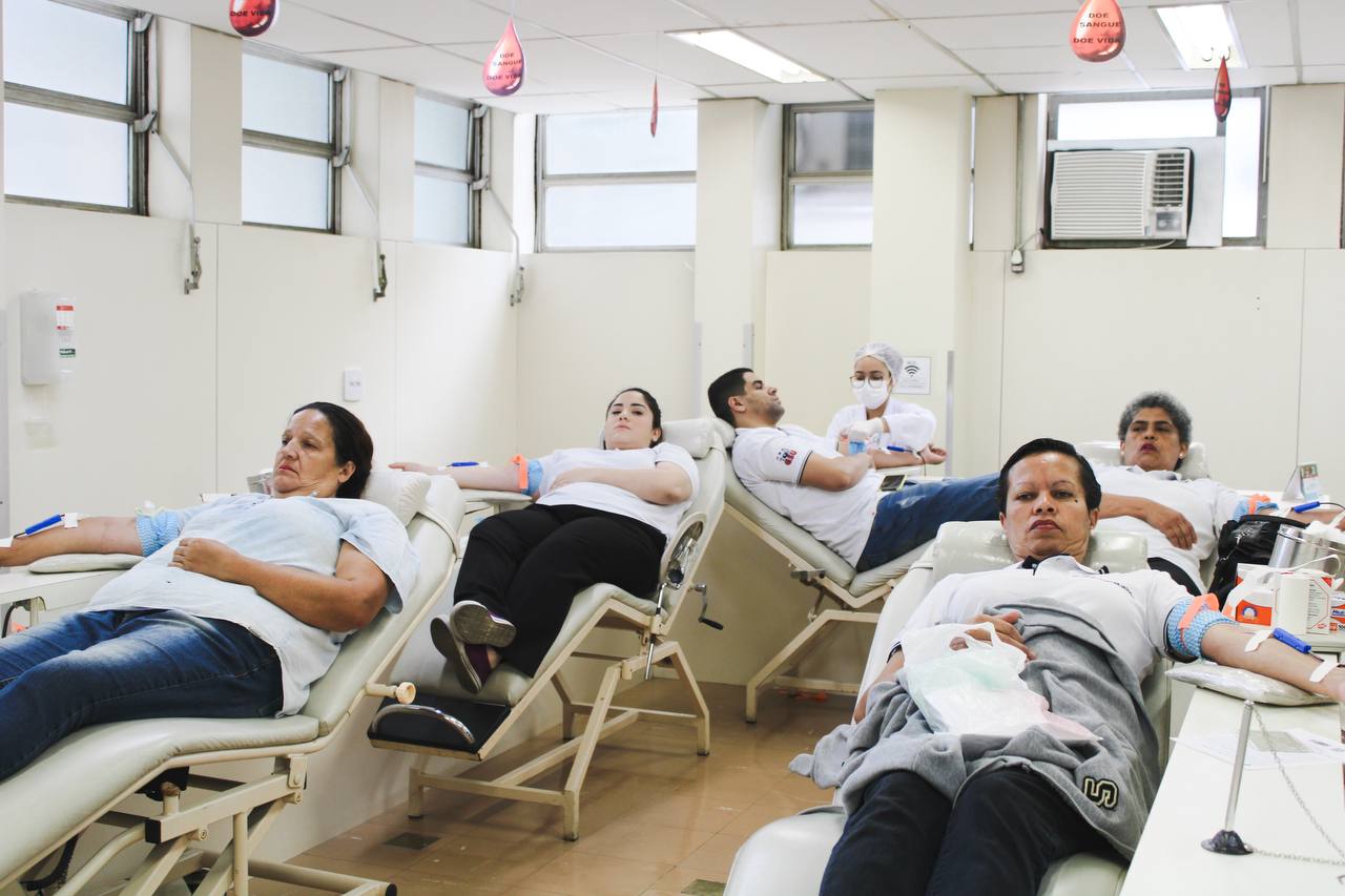 Imagem de capa - Campanha nacional mobiliza 10,1 mil pessoas para abastecer bancos de sangue no fim de ano