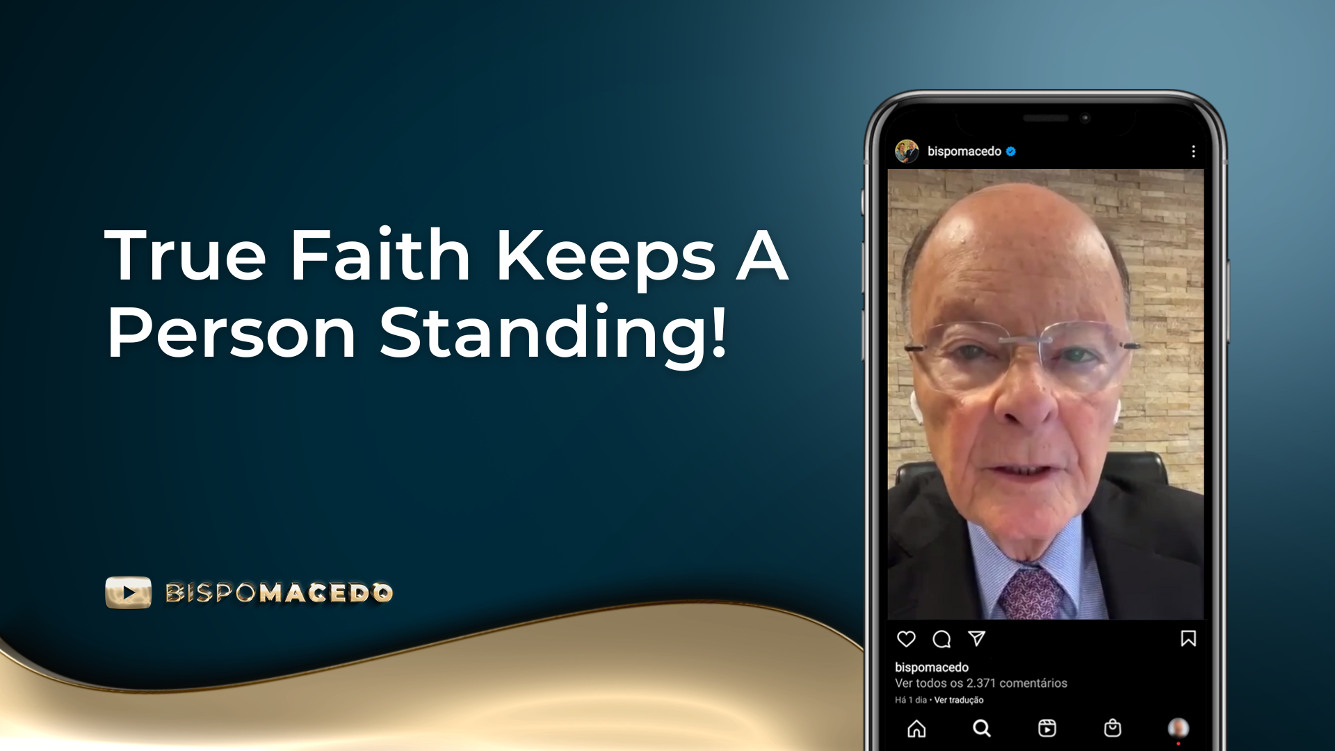 Imagem de capa - True Faith Keeps a Person Standing!