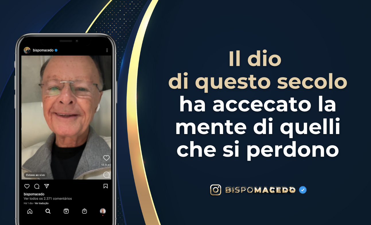 Imagem de capa - Il dio di questo secolo ha accecato la mente di quelli che si perdono