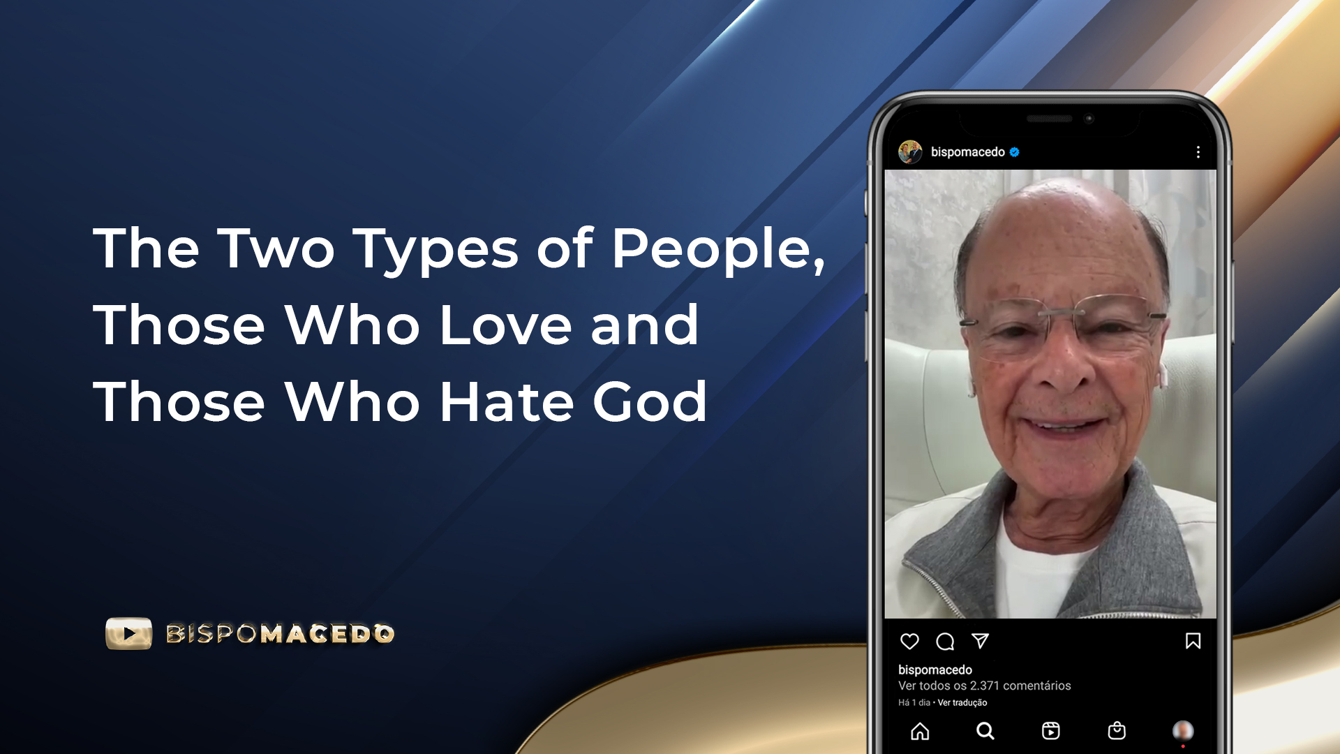 Imagem de capa - The Two Types of People, Those Who Love and Those Who Hate God