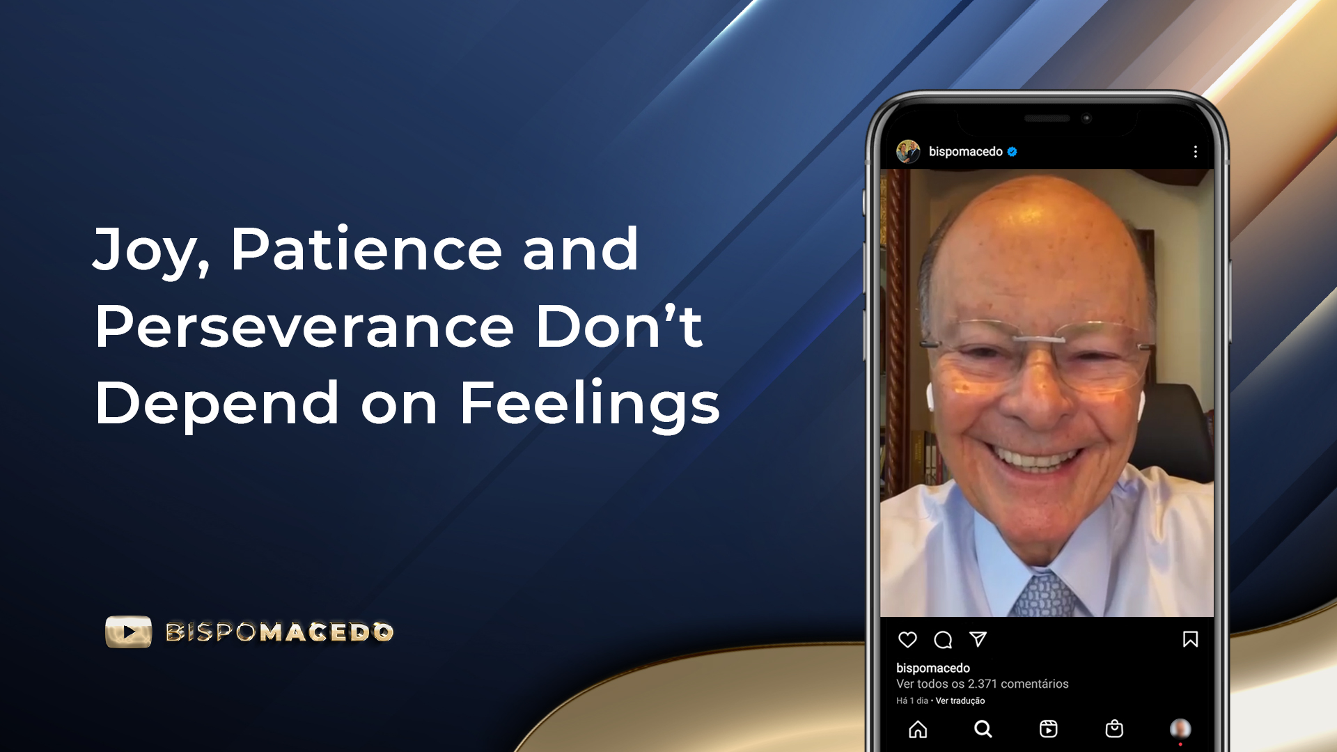 Joy, Patience and Perseverance Don't Depend on Feelings
