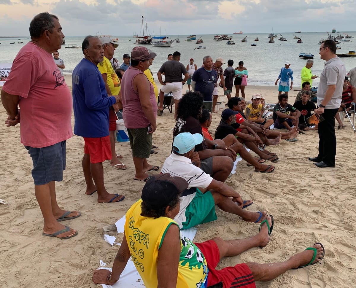 postAgentes do bem atenderam cerca de 100 pescadores durante palestra do &quot;Depressão tem Cura&quot;na categoriaNo Ceará