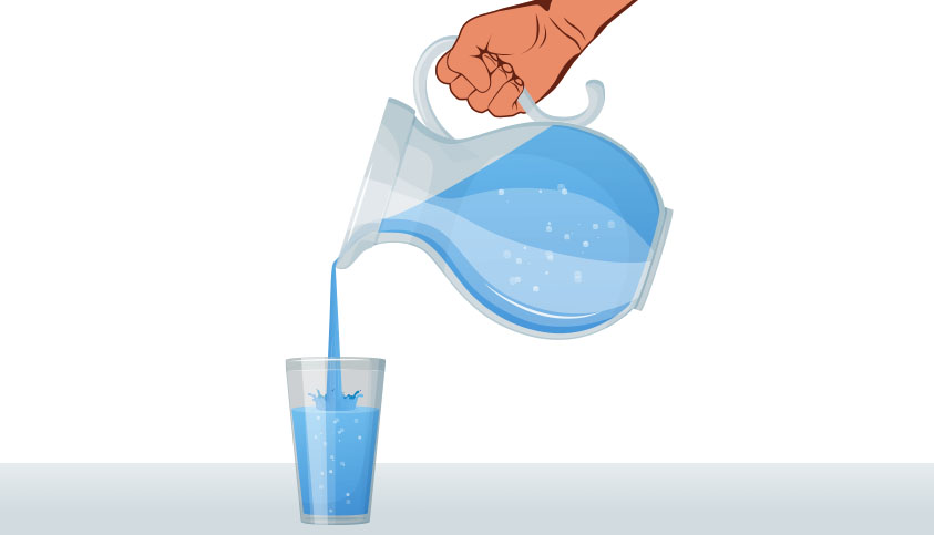 Imagem de capa - Tem que beber água regularmente. Por quê?