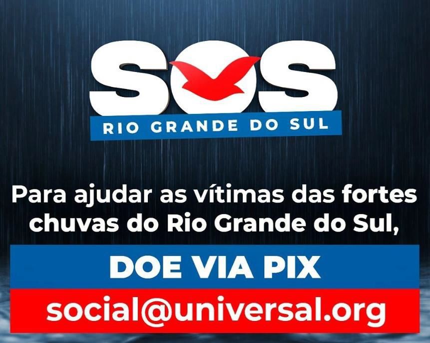 Imagem de capa - Mobilizações sociais da Universal auxiliam localidades impactadas pelas fortes chuvas no RS