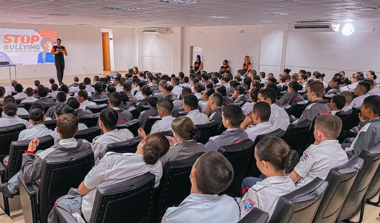 Imagem de capa - FTU realiza palestra “Stop Bullying” para alunos de escola militar no Mato Grosso