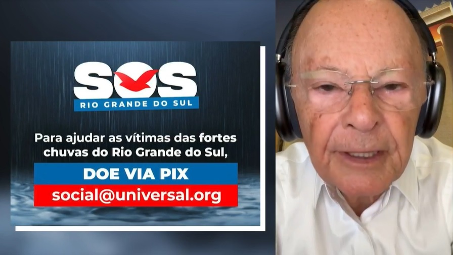 Imagem de capa - Bispo Macedo explica a importância de orar e doar ao povo do Rio Grande do Sul