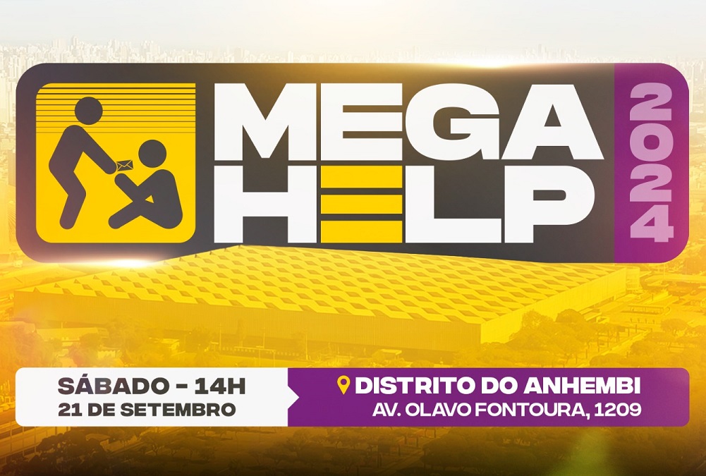 Imagem de capa - Mega Help 2024 deve reunir 300 mil pelo mundo para celebrar a vida