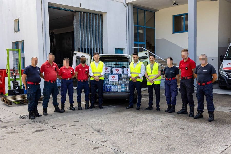 Imagem de capa - Unisocial leva ajuda humanitária aos bombeiros de oito cidades afetadas por incêndios florestais em Portugal