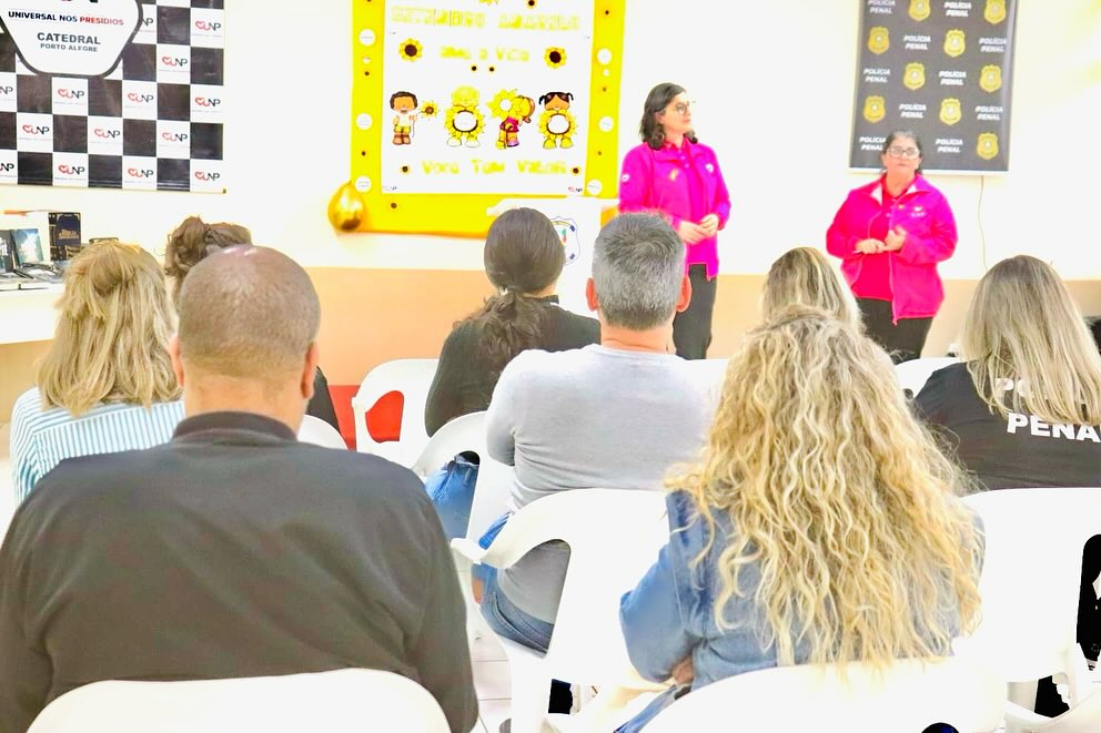 Imagem de capa - UNP: voluntários levam palestra aos agentes penitenciários no estado do Rio Grande do Sul