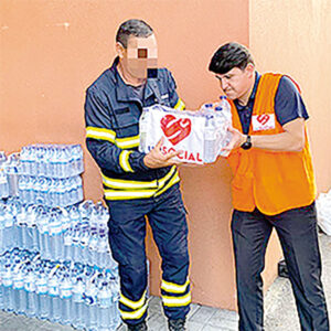 Unisocial presta ajuda humanitária a bombeiros no país