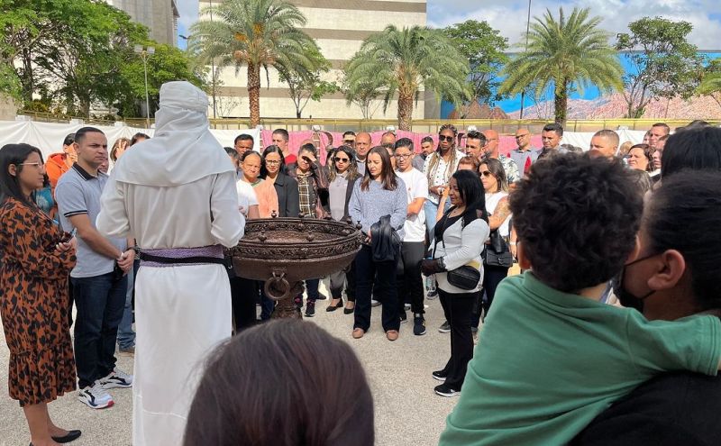 postConvidados especiais do projeto &quot;Depressão tem Cura&quot; participaram do tour no Jardim Bíblicona categoriaTemplo de Salomão