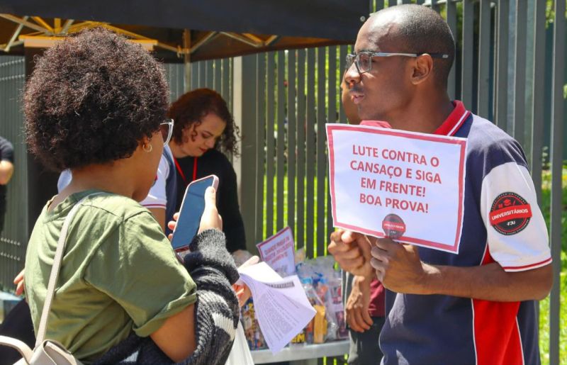 Imagem de capa - Acolhimento em dia de prova: “Desafiando o Enem” oferece suporte emocional a 50 mil alunos