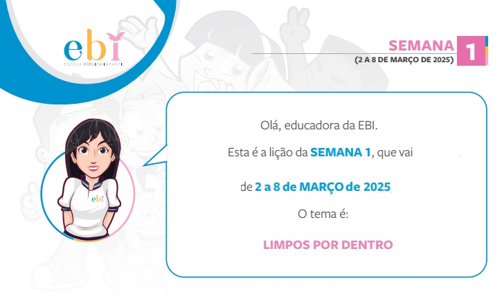 1ª Semana de 02 a 08 de Março 2025