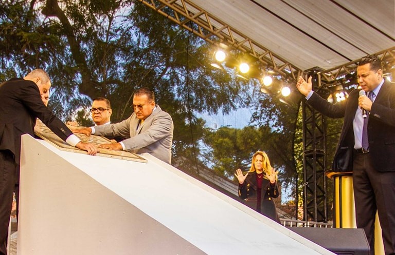 Imagem de capa - Gramado (RS): Lançamento da Pedra fundamental do Templo de Salomão