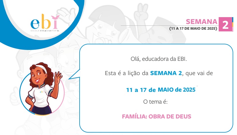 2ª Semana 11 a 17 de maio de 2025