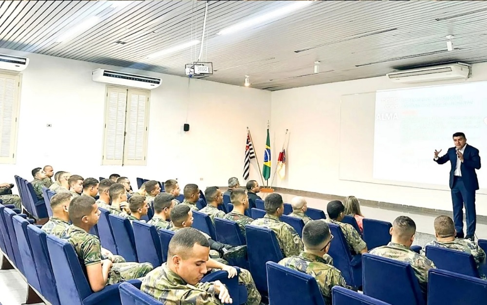 postMilitares participam de palestra sobre Saúde Emocional na categoriaBase Aérea de Santos