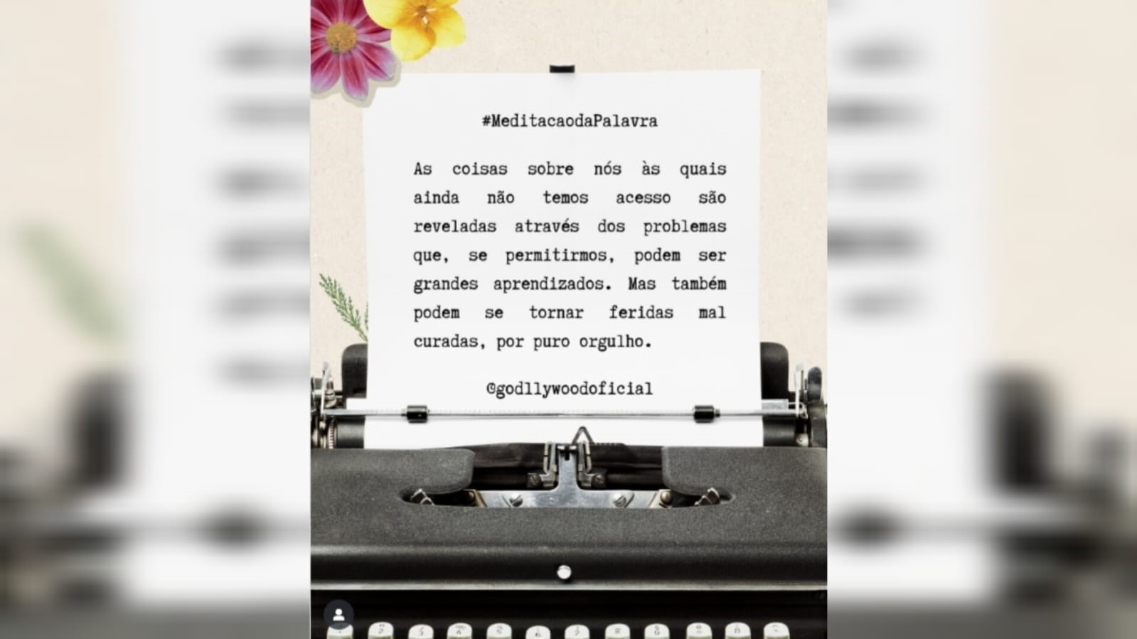 Mais ensinamentos da Meditação da Palavra_