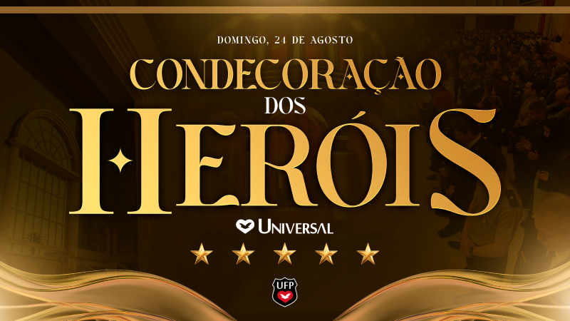 Imagem de capa - Condecoração dos heróis: reconhecimento àqueles que dedicam a vida ao bem do próximo