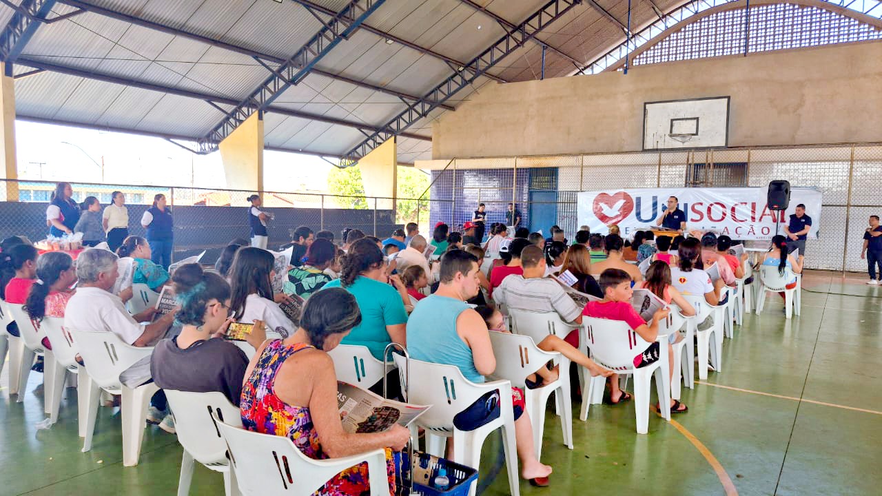 doação de cestas básicas Unisocial cidade de assis
