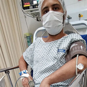 Um tipo raro de tuberculose quase o levou a óbito