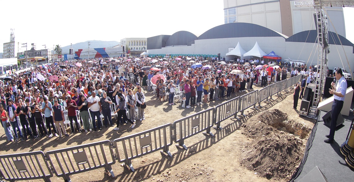 Imagem de capa - Lançamento da Pedra Fundamental acontece em Mogi das Cruzes