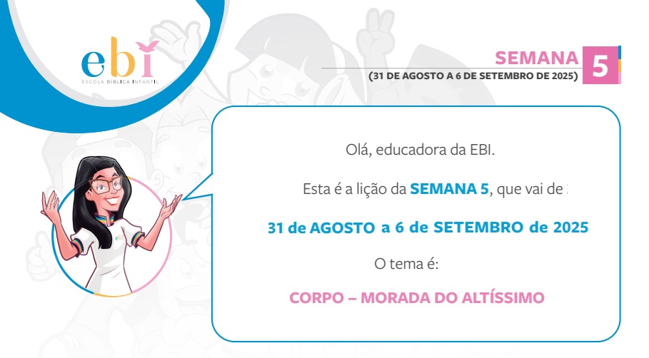 5ª Semana de 31-08 à 06-09-2025