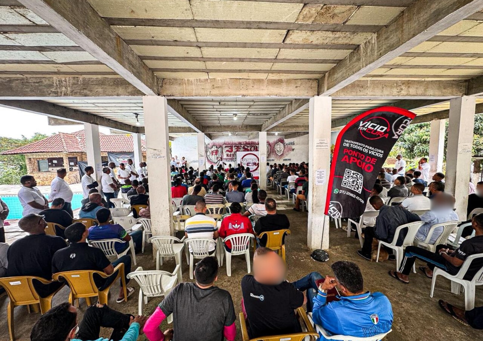 Vício Tem Cura organiza programação especial para internos da Casa de Recuperação Escola de Profetas, no RJ