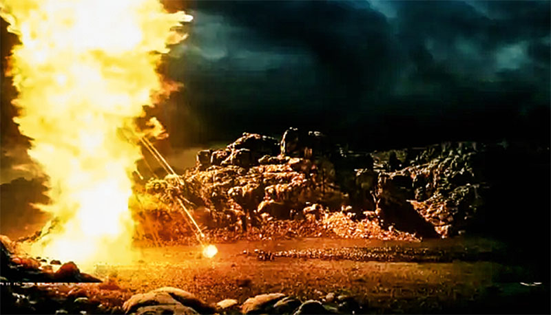 A Coluna de Fogo no deserto simboliza o Espírito Santo