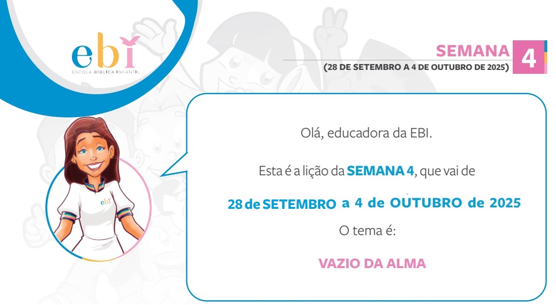 4ª Semana de 28-09 à 04-10-2025